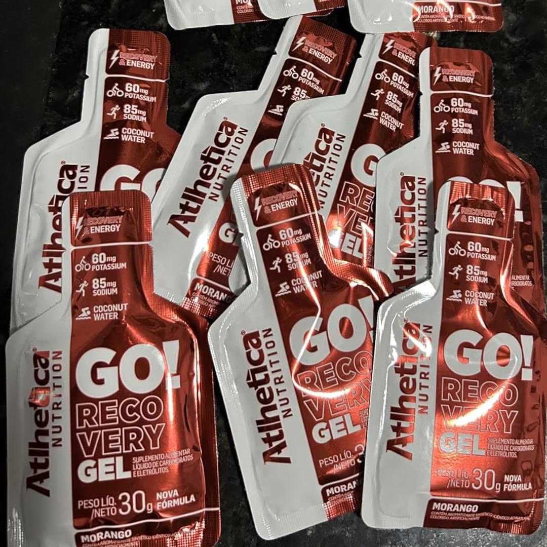 Atlhetica Nutrition Go Energy Gel (10 Sachês) - Sabor Morango